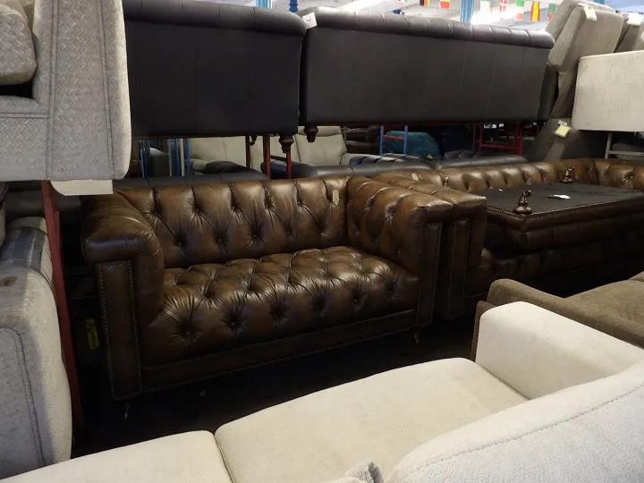 Sofa #4425 at Alec's clearance warehouse, Bolton