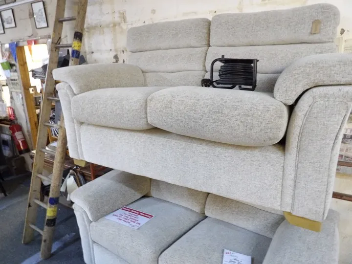 Sofa #4380 at Alec's clearance warehouse, Bolton