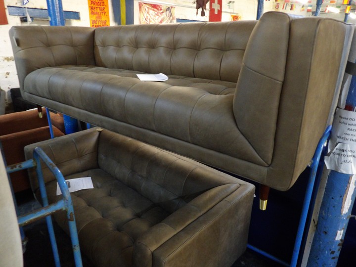 Sofa #4498 at Alec's clearance warehouse, Bolton