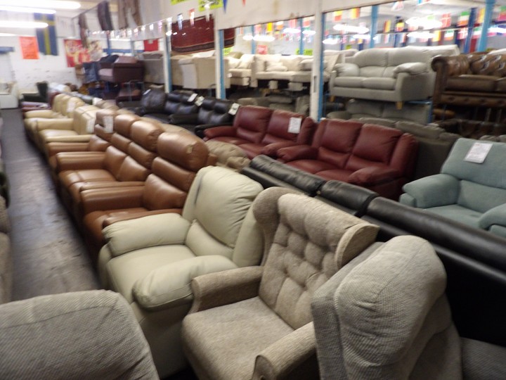 Sofa #4752 at Alec's clearance warehouse, Bolton