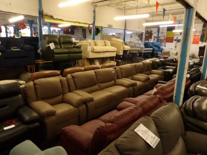 Sofa #4596 at Alec's clearance warehouse, Bolton