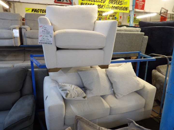 Sofa #4816 at Alec's clearance warehouse, Bolton