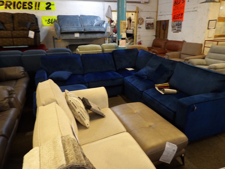Sofa #4820 at Alec's clearance warehouse, Bolton