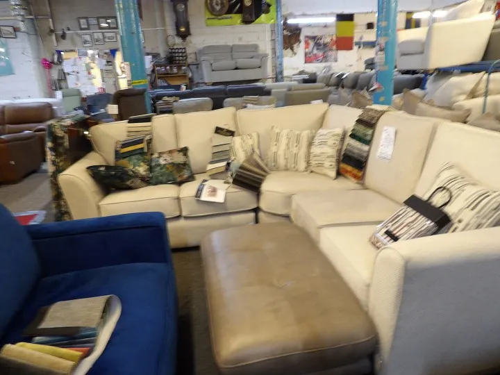 Sofa #4680 at Alec's clearance warehouse, Bolton