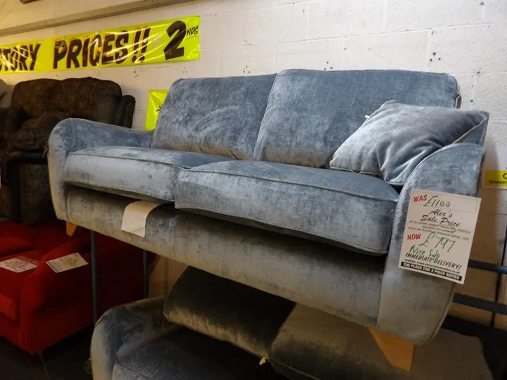 Sofa #4679 at Alec's clearance warehouse, Bolton