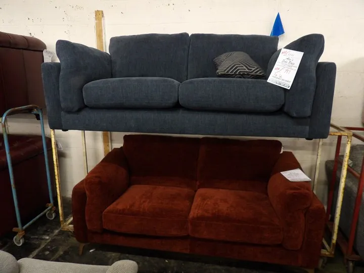 Sofa #4666 at Alec's clearance warehouse, Bolton