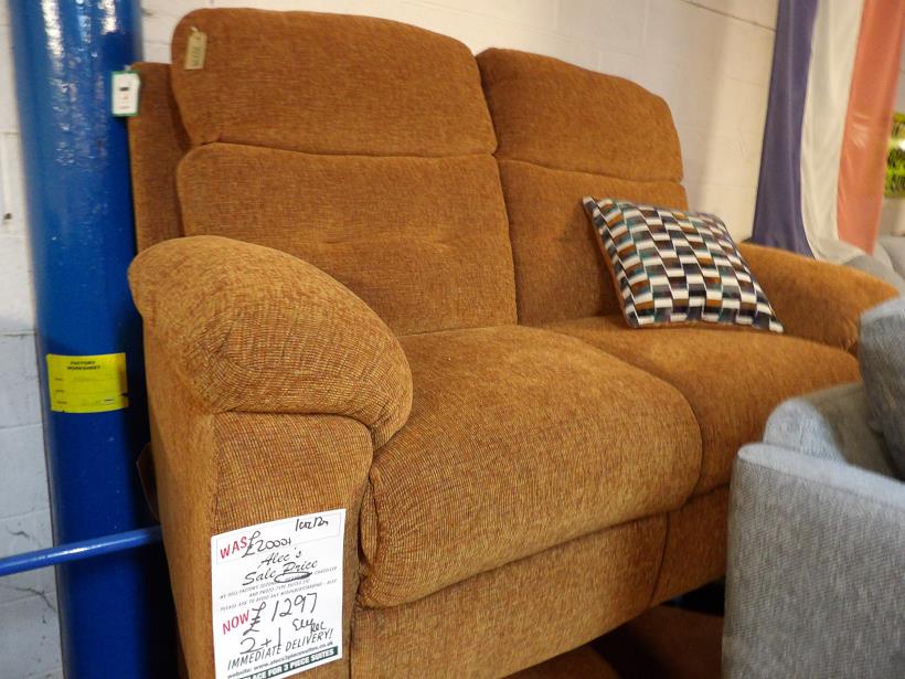 Sofa #5423 at Alec's clearance warehouse, Bolton