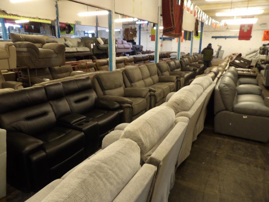 Sofa #5713 at Alec's clearance warehouse, Bolton