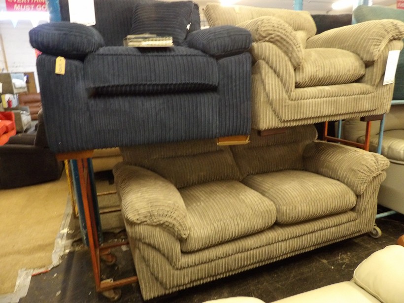 Sofa #1489 at Alec's clearance warehouse, Bolton