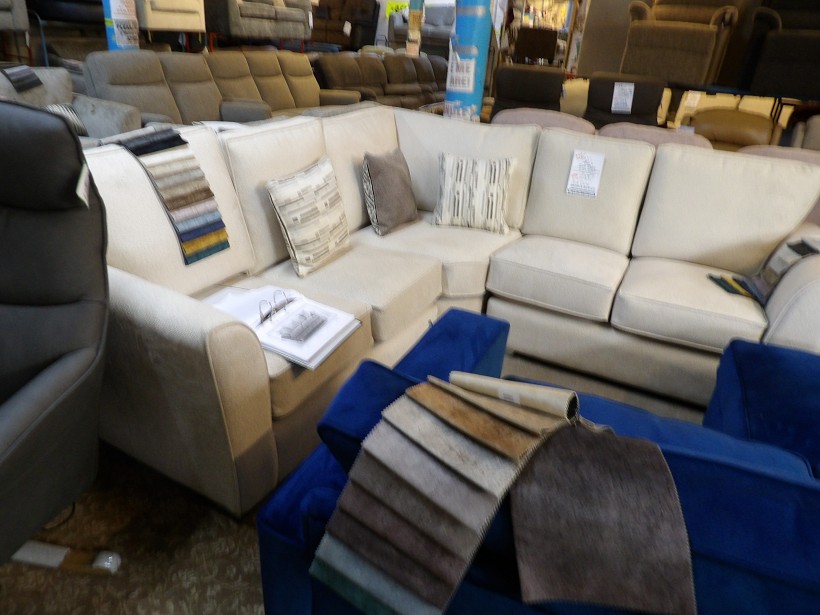 Sofa #1477 at Alec's clearance warehouse, Bolton