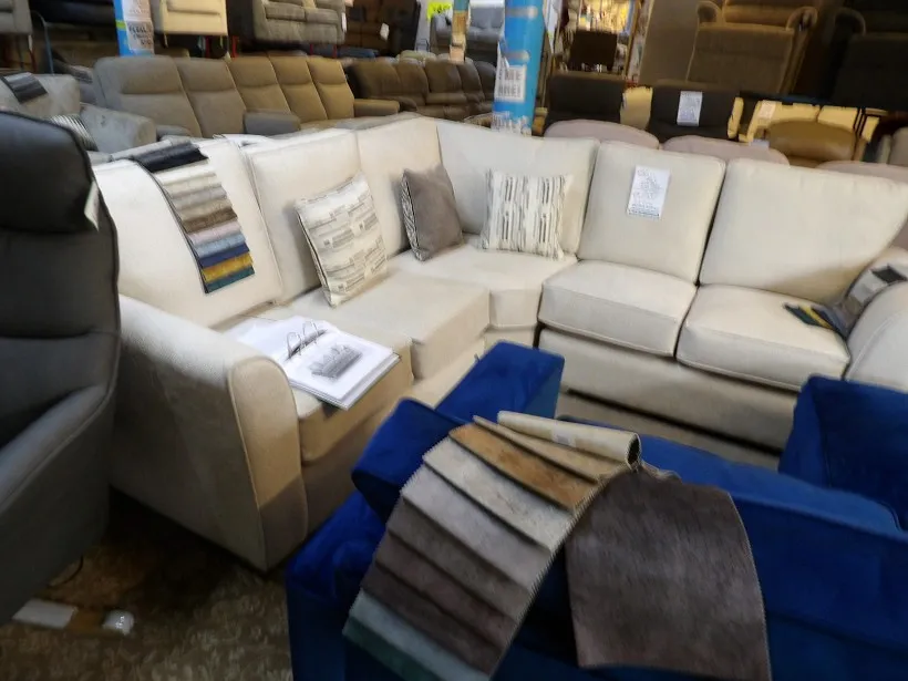 Sofa #4856 at Alec's clearance warehouse, Bolton