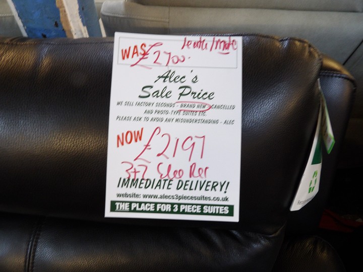 Sofa #2957 at Alec's clearance warehouse, Bolton