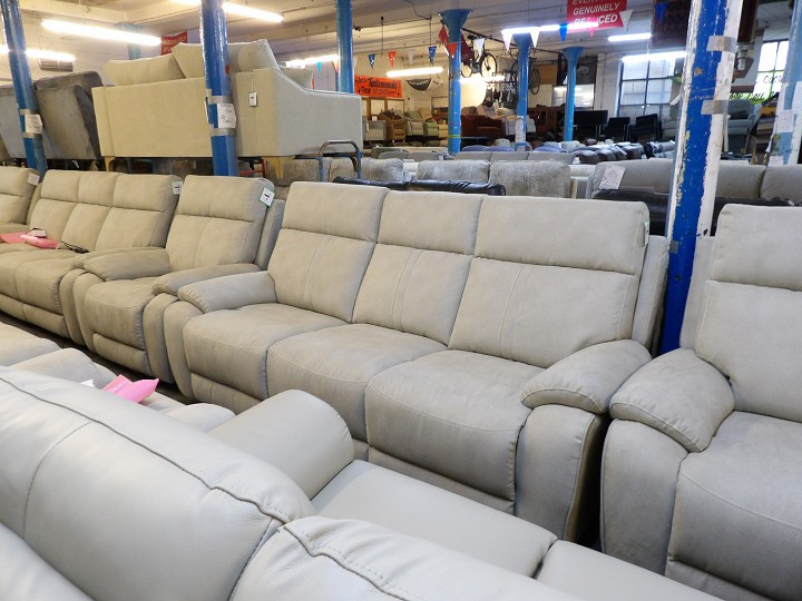 Sofa #2939 at Alec's clearance warehouse, Bolton