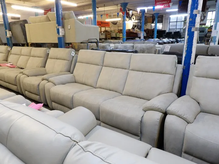Sofa #2826 at Alec's clearance warehouse, Bolton