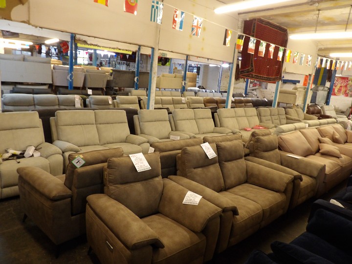 Sofa #2934 at Alec's clearance warehouse, Bolton