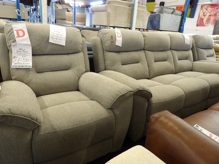 Sofa #2928 at Alec's clearance warehouse, Bolton