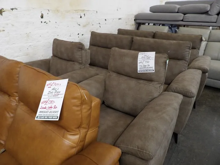 Sofa #2809 at Alec's clearance warehouse, Bolton