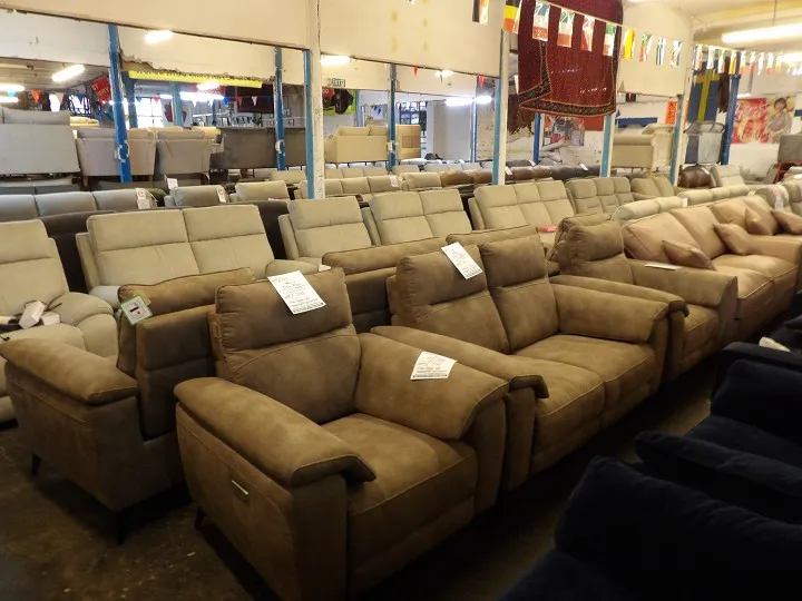Sofa #2797 at Alec's clearance warehouse, Bolton