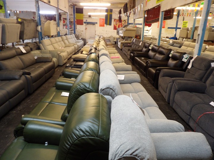 Sofa #2904 at Alec's clearance warehouse, Bolton