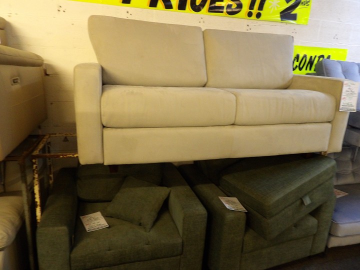 Sofa #2899 at Alec's clearance warehouse, Bolton