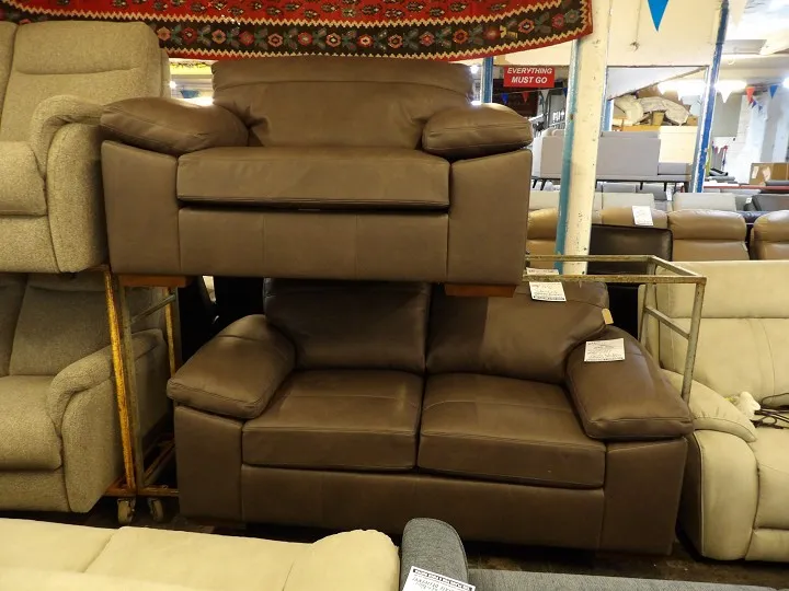 Sofa #2985 at Alec's clearance warehouse, Bolton