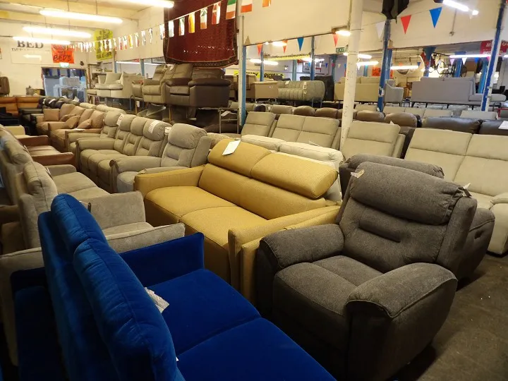 Sofa #2981 at Alec's clearance warehouse, Bolton