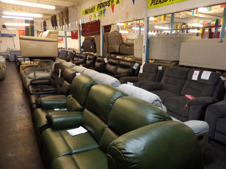 Sofa #3095 at Alec's clearance warehouse, Bolton
