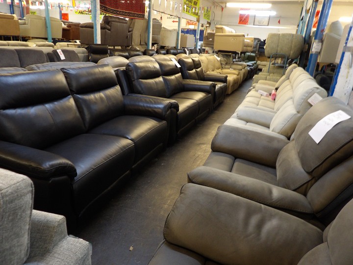 Sofa #3185 at Alec's clearance warehouse, Bolton