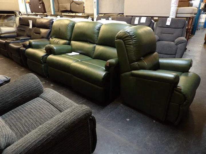 Sofa #3040 at Alec's clearance warehouse, Bolton
