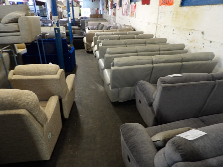Sofa #3122 at Alec's clearance warehouse, Bolton