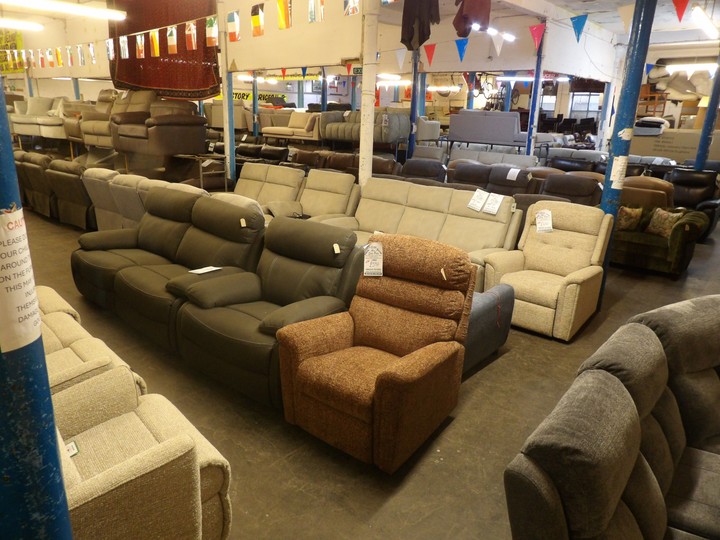 Sofa #3449 at Alec's clearance warehouse, Bolton