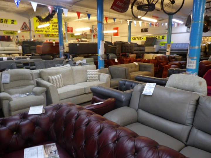 Sofa #3382 at Alec's clearance warehouse, Bolton