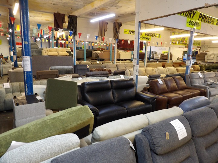 Sofa #3829 at Alec's clearance warehouse, Bolton