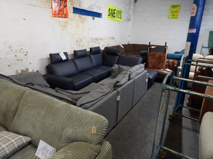 Sofa #3714 at Alec's clearance warehouse, Bolton