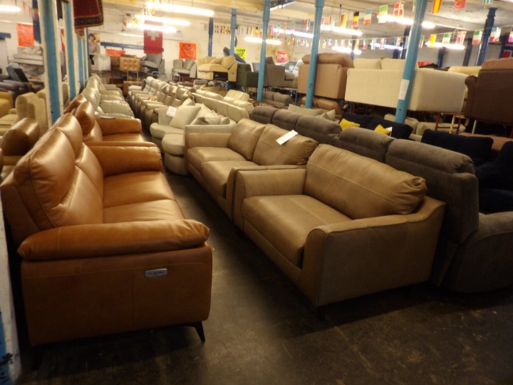 Sofa #3717 at Alec's clearance warehouse, Bolton