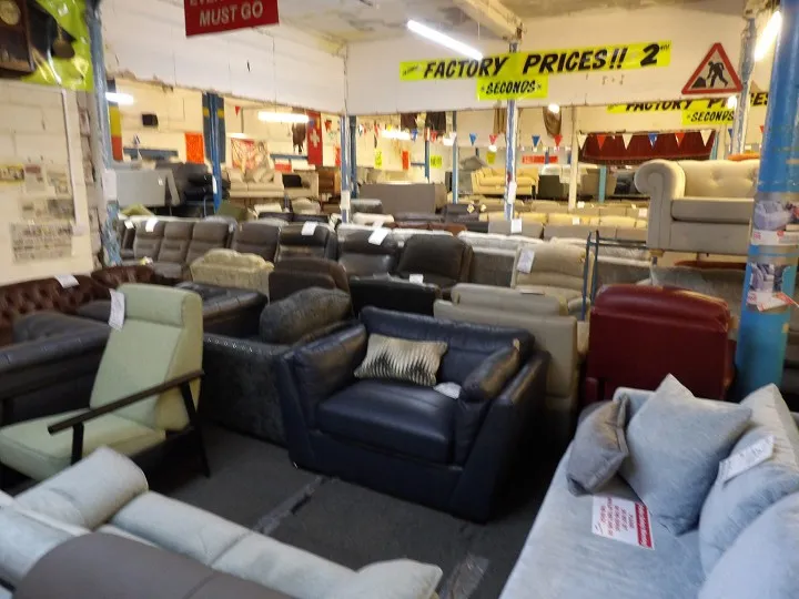 Sofa #3683 at Alec's clearance warehouse, Bolton