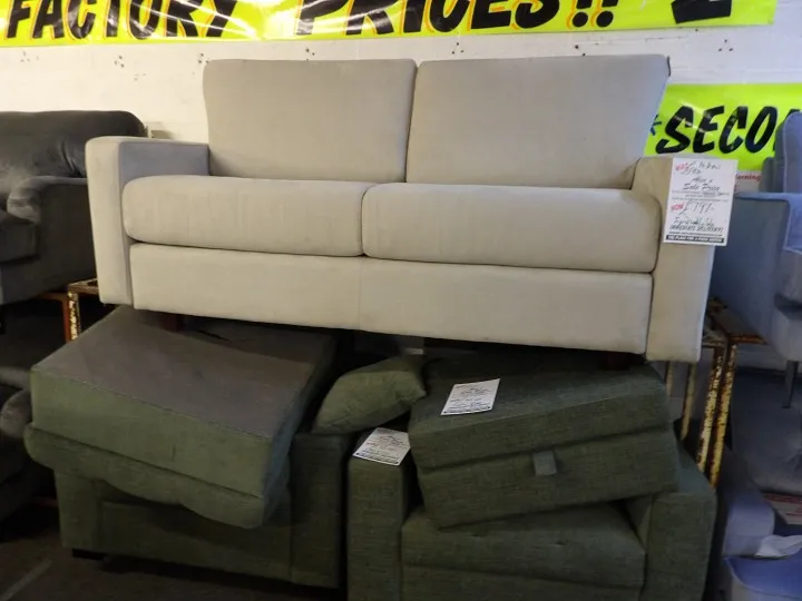 Sofa #3653 at Alec's clearance warehouse, Bolton