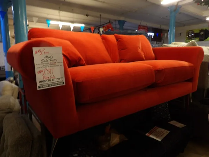 Sofa #3648 at Alec's clearance warehouse, Bolton