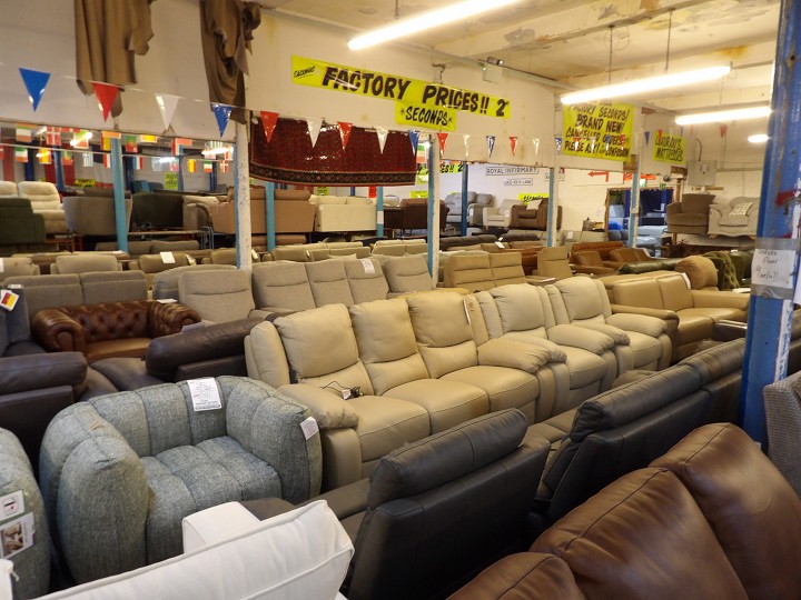 Sofa #3777 at Alec's clearance warehouse, Bolton