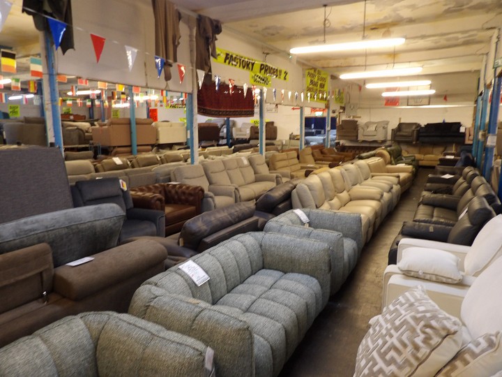 Sofa #3781 at Alec's clearance warehouse, Bolton