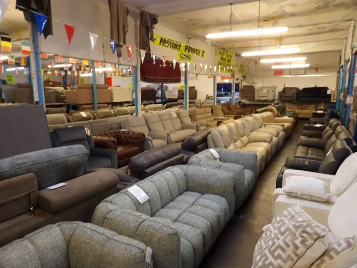 Sofa #3635 at Alec's clearance warehouse, Bolton