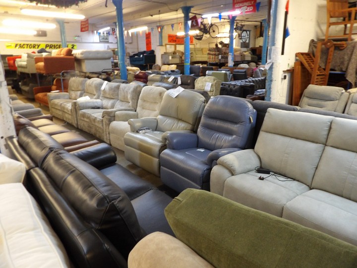 Sofa #3765 at Alec's clearance warehouse, Bolton