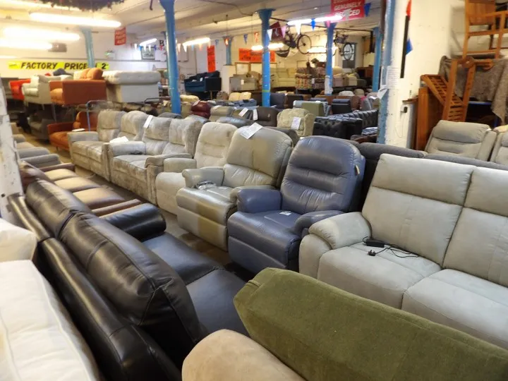 Sofa #3625 at Alec's clearance warehouse, Bolton