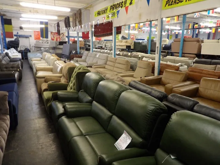 Sofa #3630 at Alec's clearance warehouse, Bolton