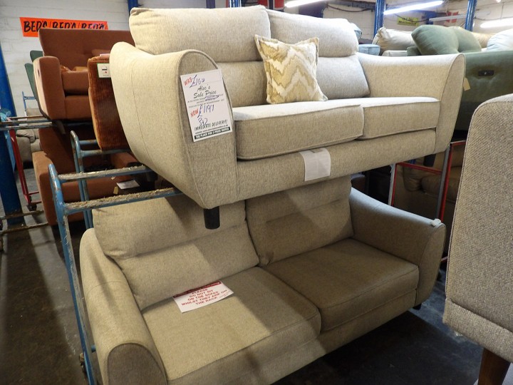 Sofa #3988 at Alec's clearance warehouse, Bolton