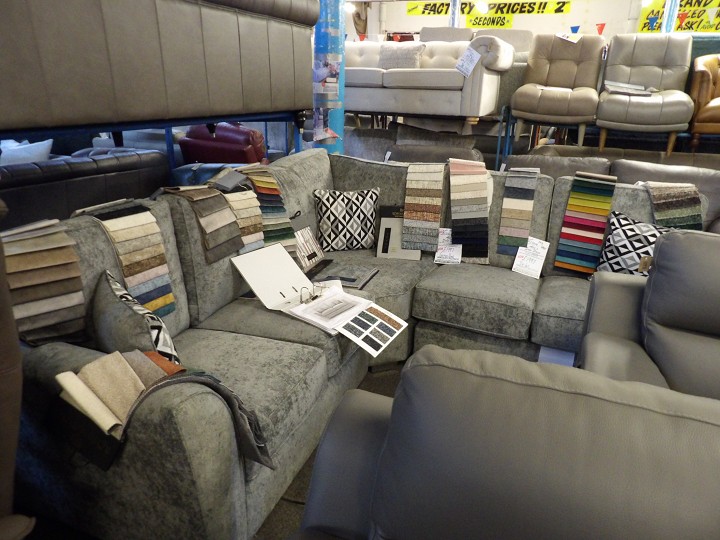 Sofa #4087 at Alec's clearance warehouse, Bolton