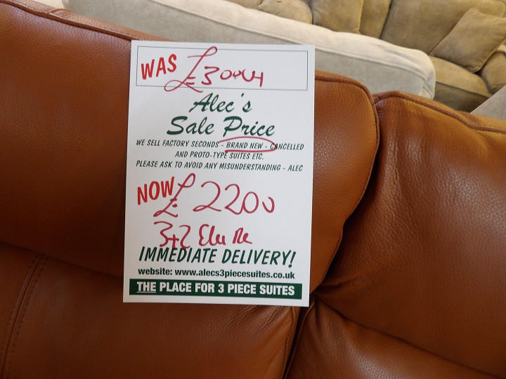 Sofa #422 at Alec's clearance warehouse, Bolton