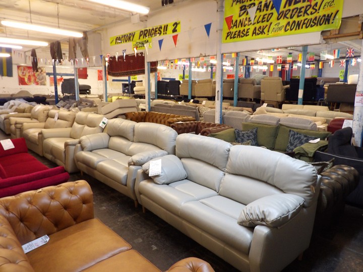 Sofa #413 at Alec's clearance warehouse, Bolton