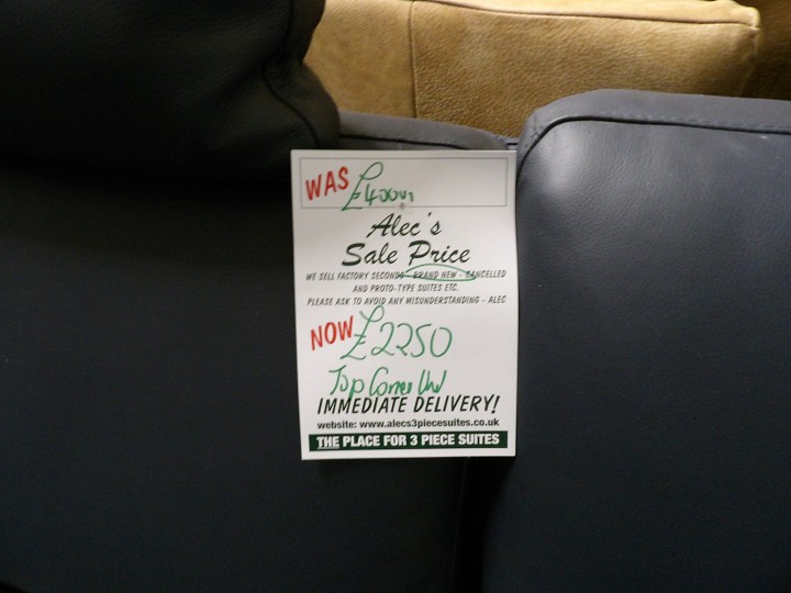 Sofa #388 at Alec's clearance warehouse, Bolton