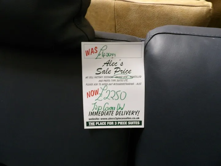 Sofa #244 at Alec's clearance warehouse, Bolton